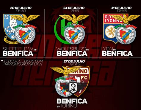 Próximos jogos Benfica 